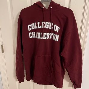 Champion College of Charleston Maroon Sweatshirt (never worn)